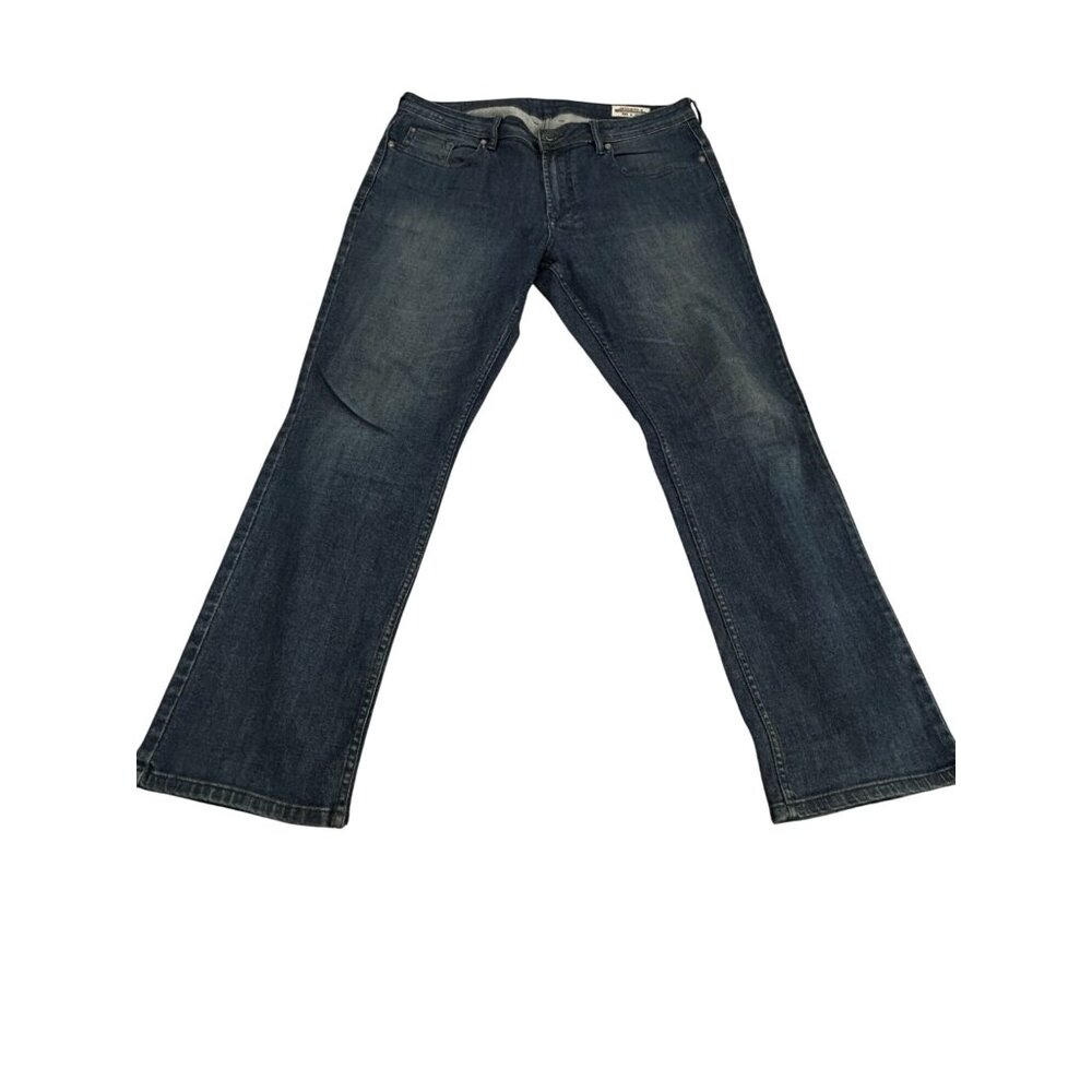 Buffalo David Bitton Mens Jackson-X Straight Stretch Jeans Size 36x32 Blue Denim